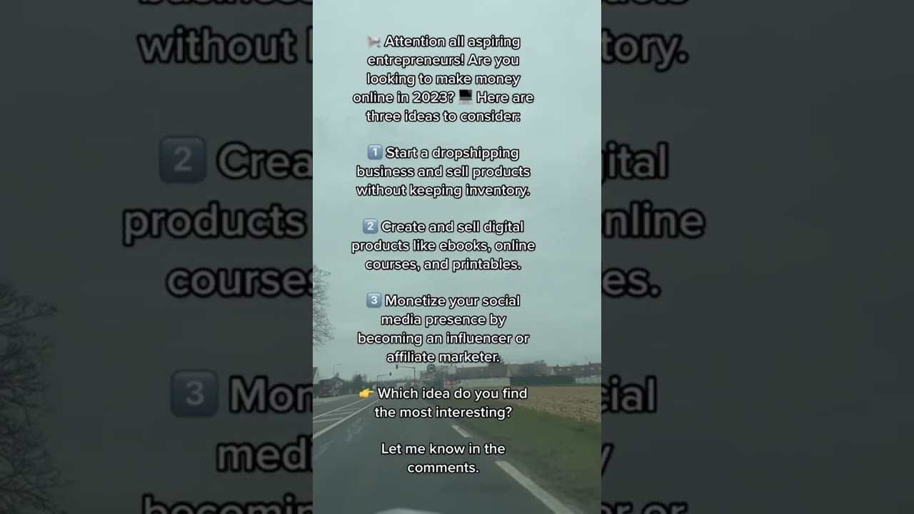 3 ideas to make money online in 2023 #youtubeshorts #sidehustleideas #makemoneyonline #moneytips