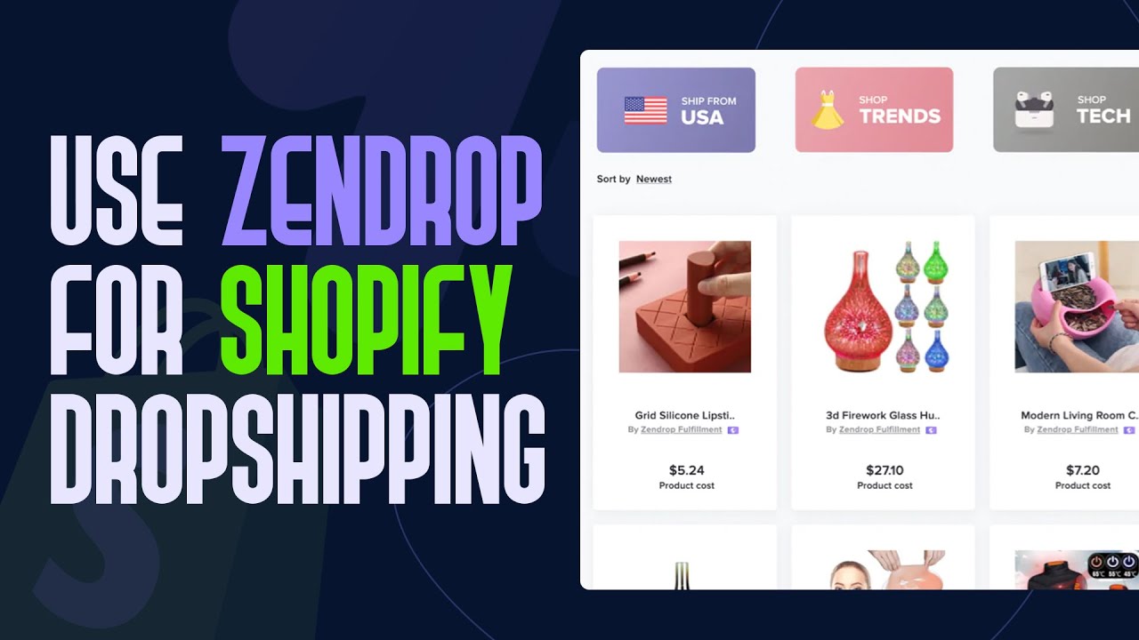 How To Use Zendrop For Shopify Dropshipping (2024) Tutorial For Beginners