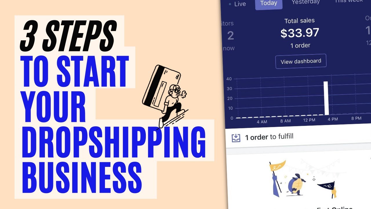 3 steps to start dropshipping today