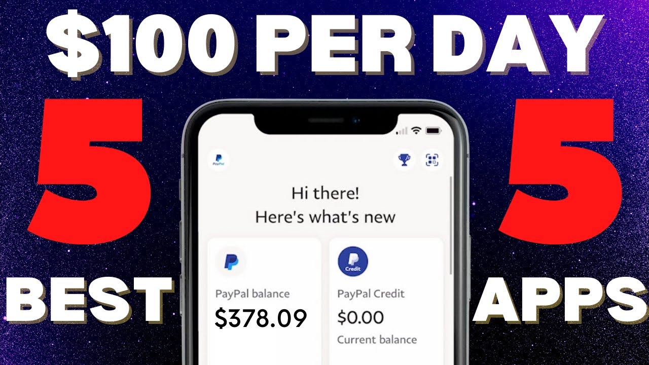 TOP 5 APPS To Generate $100 PER DAY In Passive Income (Make Money Online 2023)