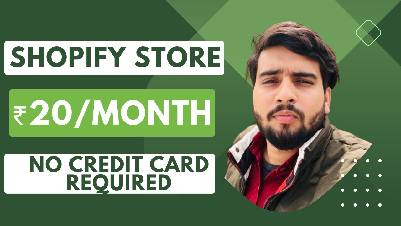 Dropshipping Shopify Store in 20 Rupees | Shopify Dropshipping | Beginner Guide
