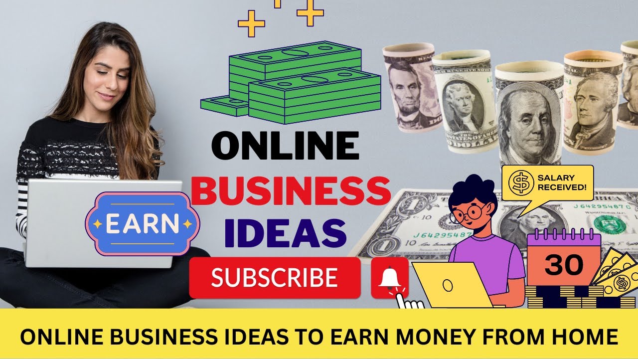 Top 10 Best online business ideas 2023|| 10 ways to earn money online from home. Earn 100 dollar/day