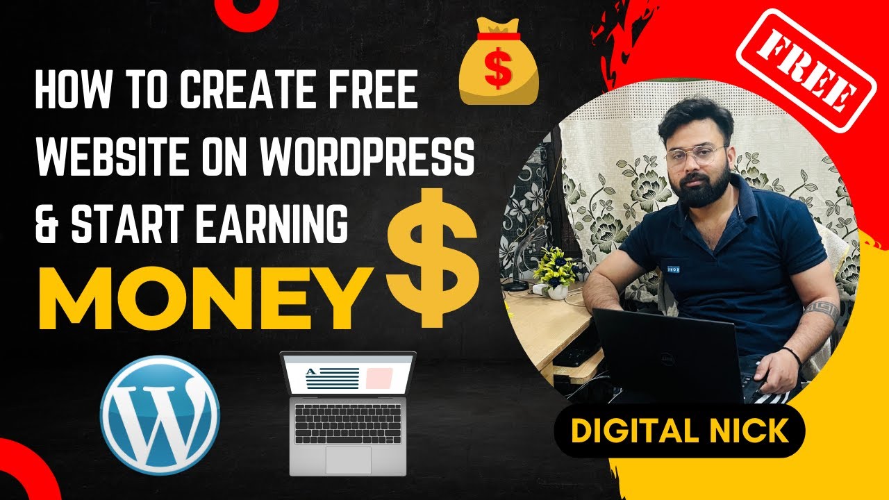 How to Make a WordPress Blog Website Free 2023 | Tutorial for Beginners in Hindi | Make Money $$