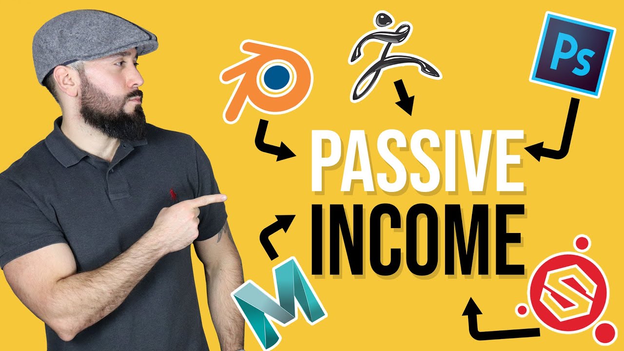 Passive Income Ideas Every 3D Artist Needs to Know in 2023!