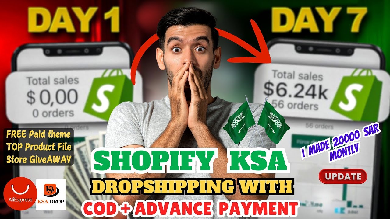 Start Dropshipping in Saudi Arabia with KSA Dropship & AliExpress | COD + Advance Payment Method