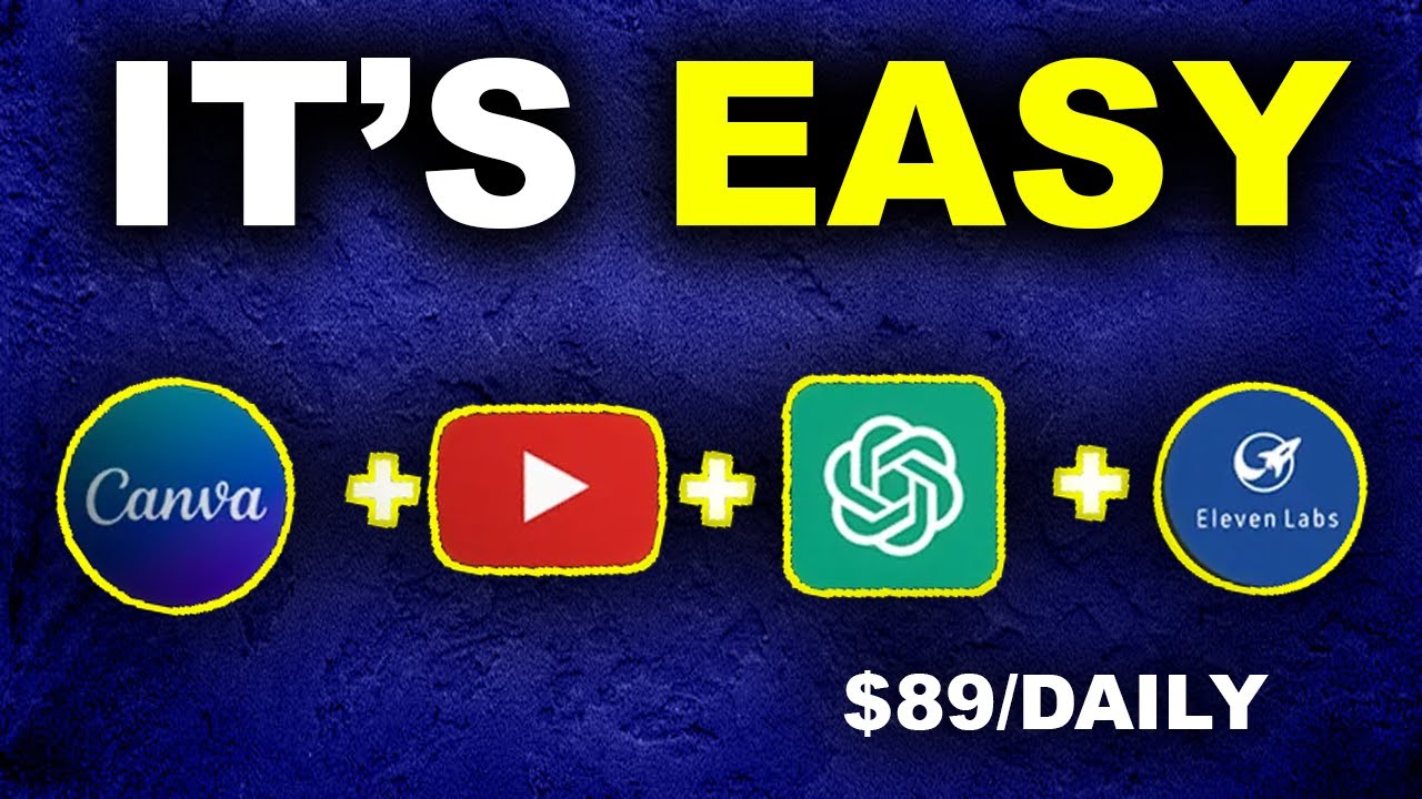 How to make PASSIVE income with a FACELESS AI automated channel using 5 FREE tools (chatgpt & canva)