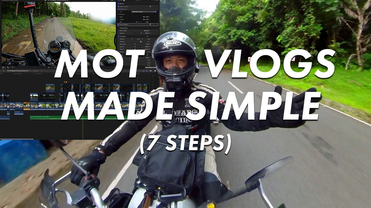New MOTO VLOGGER? Start HERE! 7 Steps to GREAT MOTOVLOGS