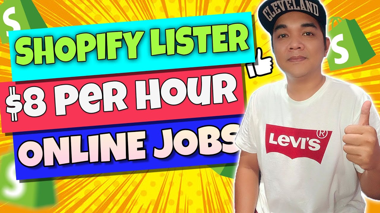 Shopify Product Listing Online Jobs Work From Home For Beginners Tutorial